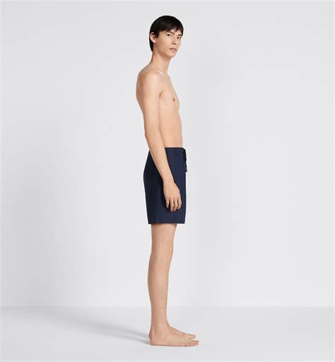 dior blue swim shorts|Swim Shorts Navy Blue Technical Fabric .